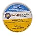 Mandala Crafts Round Cowhide Genuine Leather String Cord, Natural Rawhide Rope for Jewelry Making, Kumihimo Braiding, Shoelaces (3mm, Brown)