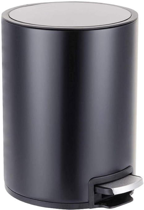 lqgpsx Mit Deckel Mülleimer, Home 8L Edelstahl Schritt Große Küche