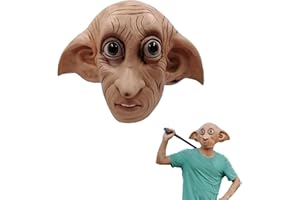 Bulex Dobby Mask Deluxe Novely Halloween Party Cosplay Full Head Mask Accessroy Costume Props