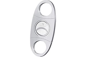 MANTELLO CIGARS Mantello Cigar Cutter 2 Pack – Stainless Steel Double Blade Guillotine, Premium Cigar Accessories for Men, Perfect for Cigars, Smoking Accessories, and Cigar Cutters.