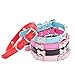Pet Collar,Haoricu Small Dog Collars Bling Crystal With Bone Necklace Puppy Cat (S, Hot Pink)