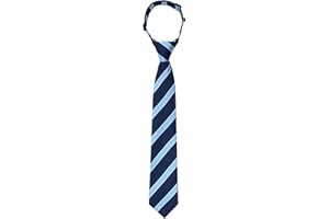 LJBFNN Ties for Boys Kids, Pre-Tied Clip on Tie Stripe Neckties for School Uniforms Graduation Wedding Parties Cosplay Causal