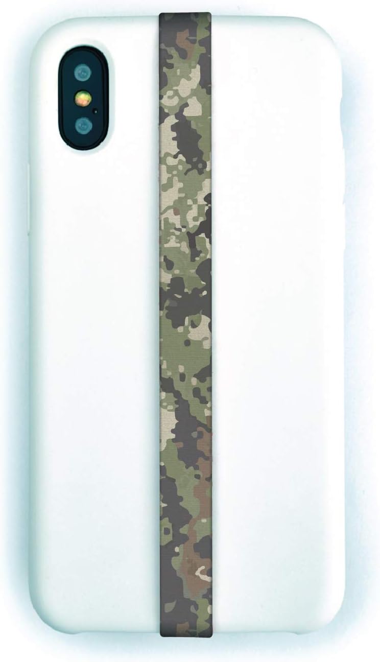 Phone Loops: Original Finger Strap - Ideal Phone Case Grip & Holder - Finger Loop for Cell Phones (Camo)