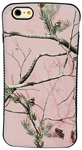 Huaxia Datacom Camo Realtree Design Slim Fit Shock Absorbent First Class Iface Mall I Style Protective Case For Apple Iphone 6 Plus 5 5 Inch Not For Iphone 6 4 7 Pink Camo Tree