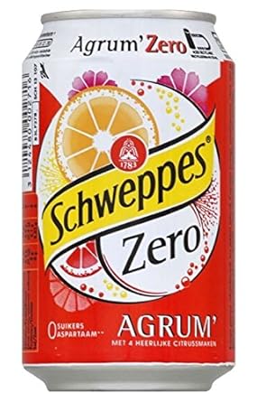 Schweppes Agrum Zero 33cl (pack de 24)