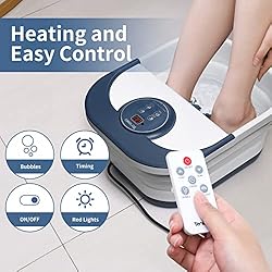 Tenswa Collapsible Foot Spa Bath Massager with
