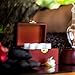 Organic Aromas Favorites Sampler Wooden Box of Six 100% Pure Essential Oils for Aromatherapy - Therapeutic Grade - for Use Diffusers