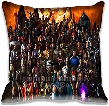 Mortal Kombat Armageddon Solid Throw Pillow Covers Personalized Games Sofa Decorative Pillows Cases with Zipper , Mortal Kombat Sofa Decor