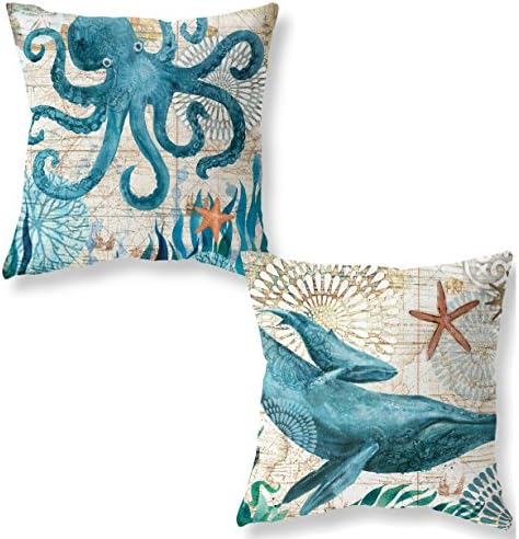 Joyceoo Throw Pillow Case Cotton Linen Home Sofa Car Seat Bed 18x18 inch Throw Pillow Covers (1)