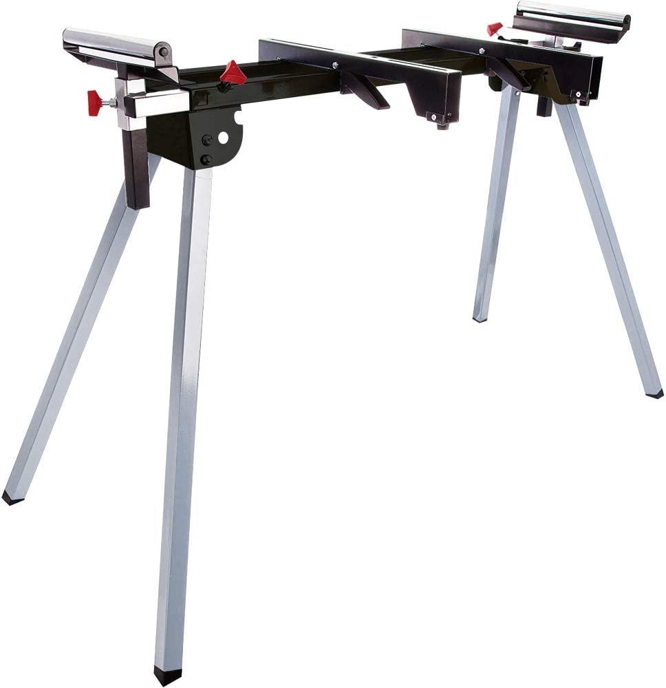 Excel EXCST06 Adjustable Universal Folding Slide Mitre Saw Stand with Extending Support Arms