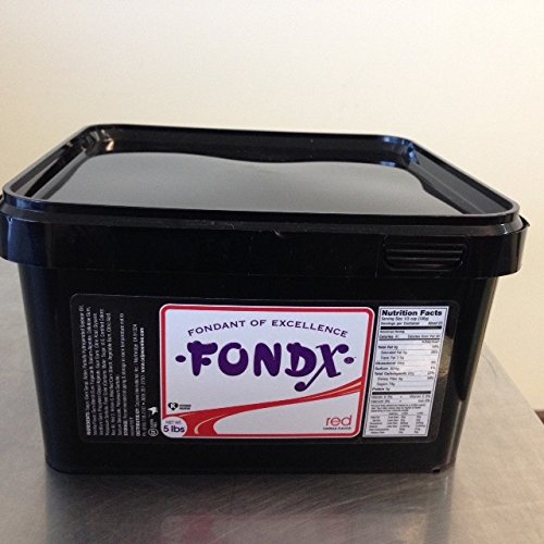 FondX Rolled Fondant Icing Red 5 Pounds