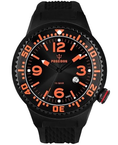 Kienzle Herren-Armbanduhr POSEIDON XL Analog Quarz Silikon K2031043263-00389