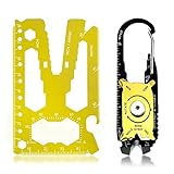  MI-40 TOOLS Ultimate Credit Card Multitool | 40-In-1 Multipurpose, Multifunction Toolcard With Slim Minimalist Design | Includes Can Bottle Opener, Screw Driver Much More