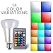KOBRA LED Bulb Color Changing Light Mega Bright RGBW 10W with Remote Control Bright White or 16 Different Color Choices Smooth, Flash or Strobe Mode - Premium Quality & Energy Saving