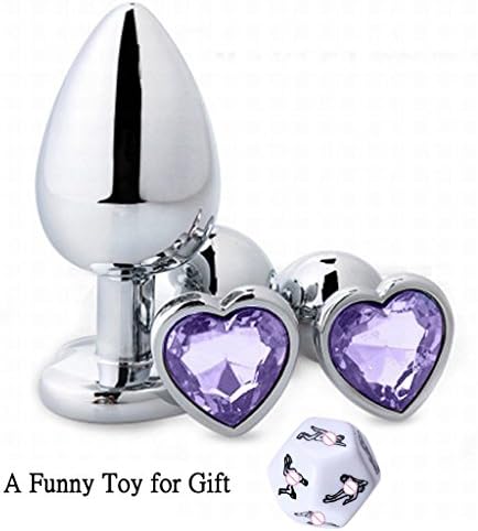 CVGTW 3pcs Stainless Steel Metal Diamonds Plated for Beginner Advanced User - Light Purple