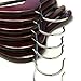 LOHAS Home 16-Pack Cherry Wood Suit Hangers with Non Slip Bar and Precisely Cut Notches - 360 Degree Swivel Chrome Hook - Cherry Finish Super Sturdy