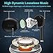 Wireless Earbuds,Bluetooth Earbuds Stereo, Wireless Earphones with Mic Mini in-Ear Earbuds Earphones Earpiece Sweatproof Sports Earbuds with Charging Case Compatible iOS Android (Black New)