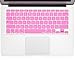 Kuzy Keyboard Cover Compatible with Pro 13 15 17 inch and Air 13.3 inch Silicone Skin Protector, Rose Pink