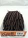 Kadi Natural Braiding Style, Hair Extension, Professional Grade Kanekalon (Bomb Twist, 33 - Dark Auburn)