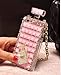 Sasa(TM) iPhone 7 plus Case ,Fashion Bonzer Bling Diamond Crystal Perfume Bottle Chain Handbag Case Cover for iPhone 7 plus (5.5inch) (Pink)