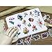 Jelacy Cute Flowers Stickers, Green Plant Leaves Flowers Stickers Set for DIY Arts and Decal Stickers Crafts,Laptop Stickers,Scrapbook Stickers,Scrapbook, Diary, Kid Craft [120PCS]