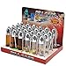 Glass Bottle with Snuff Spoon 57MM Height with Free fu(4Pack)