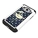 Prevail LTE Case, Core Prime Case, MagicSky [Shock Absorption] Studded Rhinestone Bling Hybrid Dual Layer Armor Defender Protective Case Cover for Samsung Galaxy Core Prime / Prevail LTE 4G (Moon)