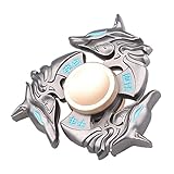 Livoty NEW Alloy Hand Spinner Tri Fidget Focus Toy EDC Finger Spin Gyro ADHD Autism