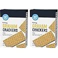 Amazon Brand - Happy Belly Honey Graham Crackers, 14.4 ounce (Pack of 2)