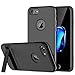 JETech Case for iPhone 8 iPhone 7 with Microfiber and Self Stand (Black)