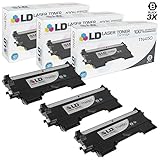 LD © Compatible with Brother Set of 3 TN450 High Yield Toner Cartridges for DCP-7060D, DCP-7065DN, HL-2130, HL-2132, HL2230, HL-2240, HL2240D, HL-2242D, HL-2250DN, HL-2270DW, HL-2280DW, Intellifax 2840, Intellifax 2940, MFC-7240, MFC7360N, MFC-7460DN and MFC-7860DW Printers