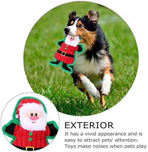 Finalsale対象商品30 Off Amosfun クリスマスペット臼歯おもちゃ研削歯おもちゃペットサウンドプレイおもちゃクリスマスギフトきしむおもちゃ犬噛むぬいぐるみ 赤 メール便送料無料 Centrodeladultomayor Com Uy
