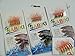 Sale! 10 Pack #17-#20 Bulk Red Fish Skin Saltwater Fresh Water Sabiki Fishing Rigs Lure Baits Set Kit