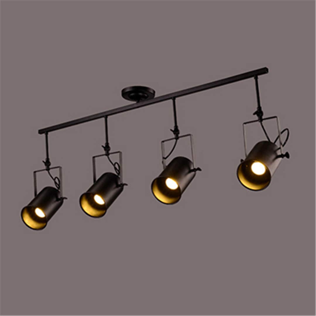 Vintage Iron Loft Industrial Spotlights Adjustable Pendant