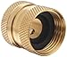 Dixon DGH7C Brass Quick-Connect Fitting, Garden Hose Female Coupler, 200 psi Pressure