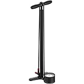 LEZYNE Classic Floor Drive 3.5 High Pressure Bicycle Pump | Accurate 3.5" Analog Gauge, 220 PSI, Tire Inflation for Road/Track Bikes, Fits Presta/Schrader Valve