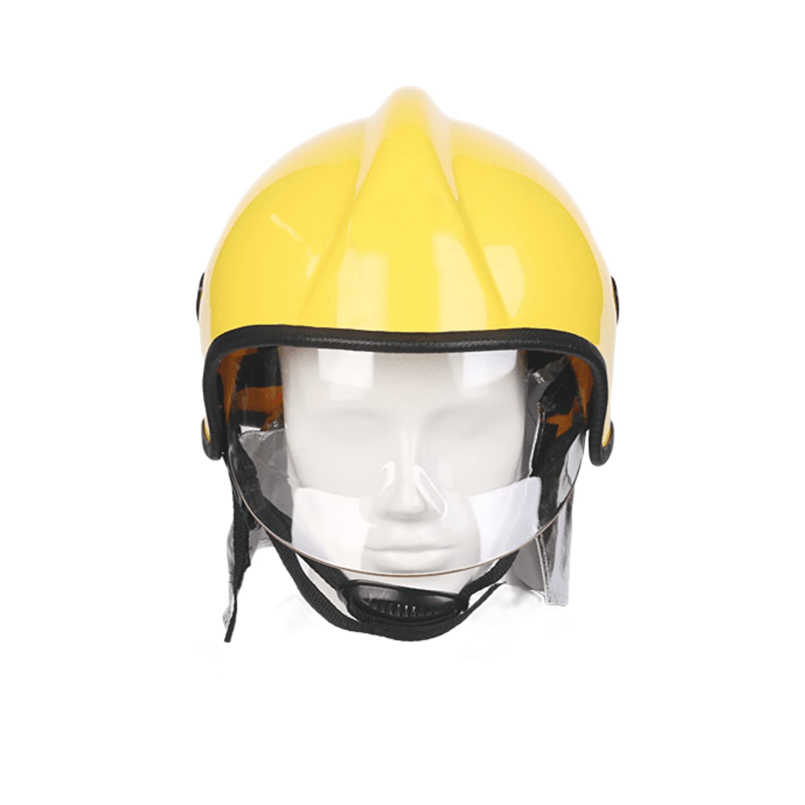Hard Hat Fire Safety Helmet,High Temperature Resistance Fireman Helmet,Extinguishing Rescue Fire Protective Helmet,Buffer Belt for Comfortable Wearing Reduce External Impact on The Head