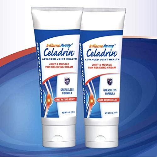 InflameAway Celadrin Cream - Advanced Joint & Muscle Pain Relieving Cream, 12 Oz