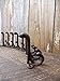 Big Sky Antiques Set of 12 Vintage Style Cast Iron Double Hook Coat Hat Key Hangers 3.25