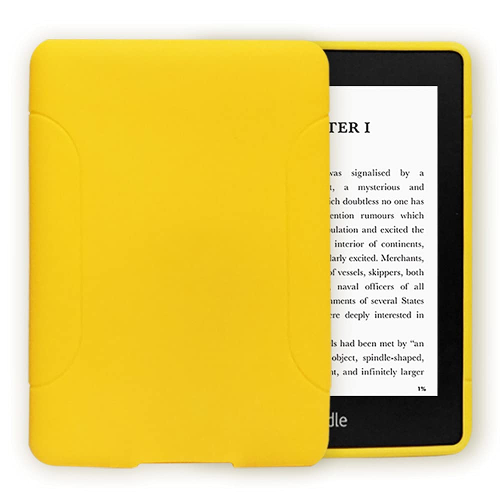 Youngme Case for All-New Kindle (11th Generation, 2022 Release) - Slim Fit TPU Gel Protective Cover Case for All-New Kindle E-Reader 6" (Yellow)