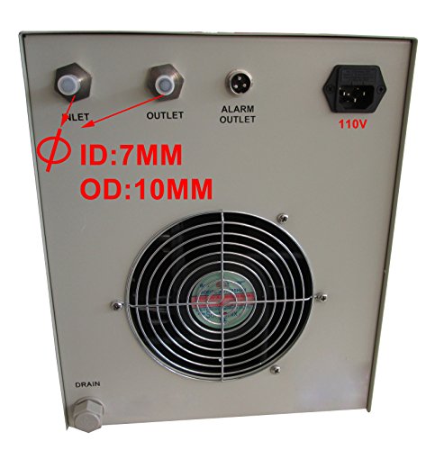 Industrial Water Cooling Chiller for CO2 Laser Tube Engraver Cutting Cutter/CNC CW3000 110V