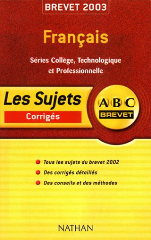Français, séries collège, technologique et professionnelle