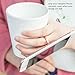 Phone Ring Finger Holder, Stand, Mirror - MAXIMEST 360 Rotation Grip and Kickstand Accessory, Compatible with All Smartphones, iPhone, Samsung Galaxy S, Note, Z Fold, Flip, Tablets, iPad (Rose Gold)