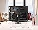 Bestand Premium Dual Monitor Stand - Dual Monitor Mount for LED LCD,Up to 17''-27'' Screen,Aluminum (Gray)