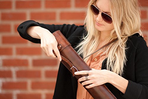 3 Blueprint+Artwork+Handsewn+Leather+Carrying