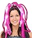 Fun Central Windy City Novelties Light Up Pink Party Dreads