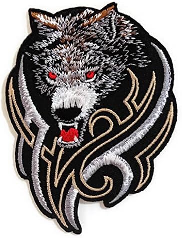Wolf Cloth Sticker for Laptops, Notebooks, Lockers. Can remove and use it with a new surface you like again and again with no adhesive residu. Made in Thailand from Naree2016., Guaranteed quality