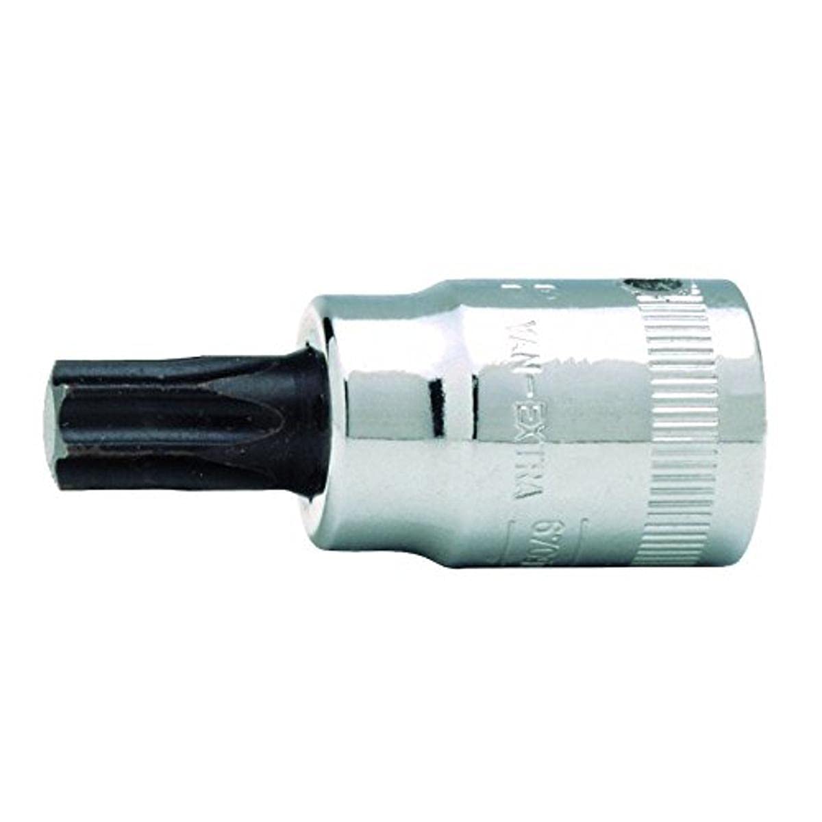 Bahco 6709TORX-R-T8 1/4-Inch Socket Driver for Torx-TR Head Screws, Silver/Black, TR-8