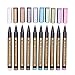 Metallic Markers Paint Pens-Medium Tip Paint Pens Metal Art Permanent Marker Set for Card Making, Painting Rocks, Scrapbooking, Black Paper, Glass,Wood, Ceramics,DIY Craft Kids,10 Colors