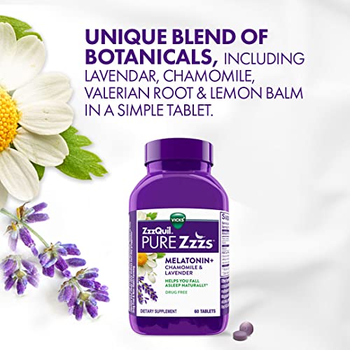 ZzzQuil PURE Zzzs, Nightly Sleep, 60 Tablets (Old Product) Pricepulse